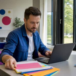 De IT-beheerder is bezig met het inrichten van Microsoft SDS.